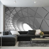 Fototapeta 3D Tunel - Szara