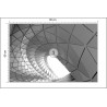 Fototapeta 3D Tunel - Szara