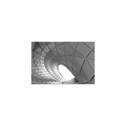 Fototapeta 3D Tunel - Szara