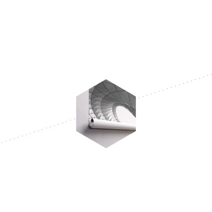 Fototapeta 3D Tunel - Szara
