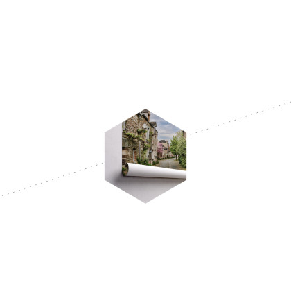 Fototapeta Uliczka 3D