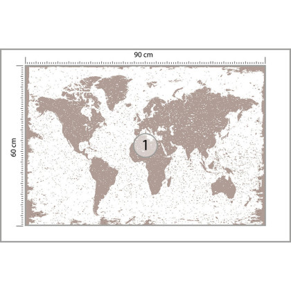 Fototapeta Mapa Świata
