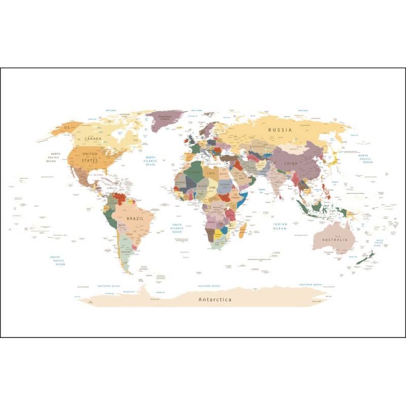 Fototapeta Mapa Świata