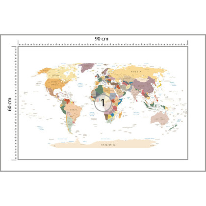 Fototapeta Mapa Świata
