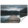 Fototapeta Drewniany Pomost Nad Jeziorem