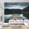 Fototapeta Drewniany Pomost Nad Jeziorem