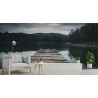 Fototapeta Drewniany Pomost Nad Jeziorem