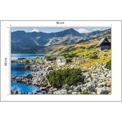 Fototapeta Górskie Jezioro W Dolinie
