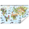 Fototapeta Akwarelowa Mapa Świata