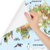 Fototapeta Akwarelowa Mapa Świata