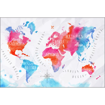 Fototapeta Mapa Świata