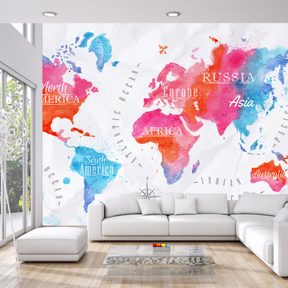 Fototapeta Mapa Świata