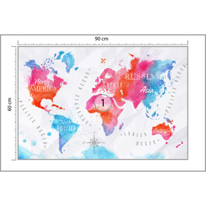 Fototapeta Mapa Świata