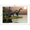 Fototapeta Dinozaury Nad Wodą