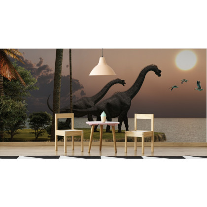 Fototapeta Dinozaury Nad Wodą