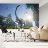 Fototapeta Realistyczny Dinozaur W Słońcu