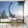 Fototapeta Realistyczny Dinozaur W Słońcu