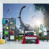 Fototapeta Realistyczny Dinozaur W Słońcu