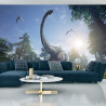 Fototapeta Realistyczny Dinozaur W Słońcu