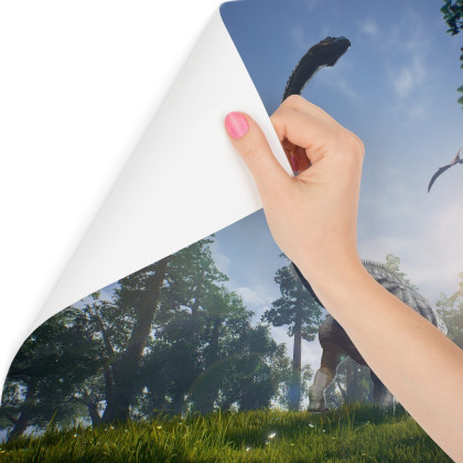 Fototapeta Realistyczny Dinozaur W Słońcu