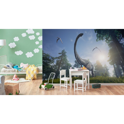 Fototapeta Realistyczny Dinozaur W Słońcu