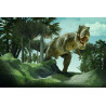 Fototapeta Realistyczny Dinozaur W Zieleni