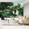 Fototapeta Realistyczny Dinozaur W Zieleni