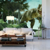 Fototapeta Realistyczny Dinozaur W Zieleni