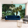 Fototapeta Realistyczny Dinozaur W Zieleni