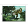 Fototapeta Realistyczny Dinozaur W Zieleni