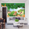 Fototapeta Bajkowe Dinozaury W Dżungli