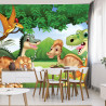 Fototapeta Bajkowe Dinozaury W Dżungli