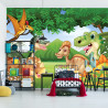 Fototapeta Bajkowe Dinozaury W Dżungli