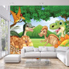 Fototapeta Bajkowe Dinozaury W Dżungli