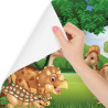 Fototapeta Bajkowe Dinozaury W Dżungli