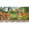 Fototapeta Bajkowe Dinozaury W Dżungli