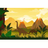 Fototapeta Dinozaury I Pejzaż