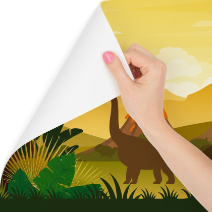 Fototapeta Dinozaury I Pejzaż