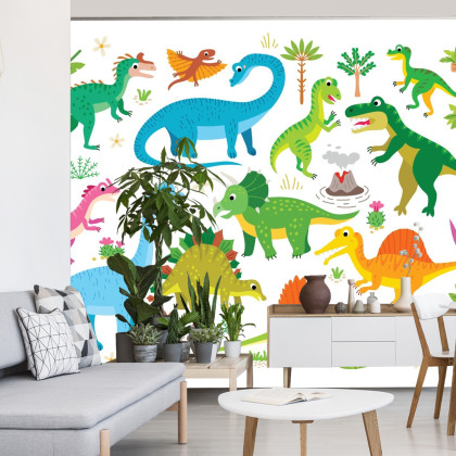 Fototapeta Dinozaury Jak Z Kreskówki
