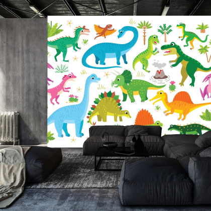Fototapeta Dinozaury Jak Z Kreskówki