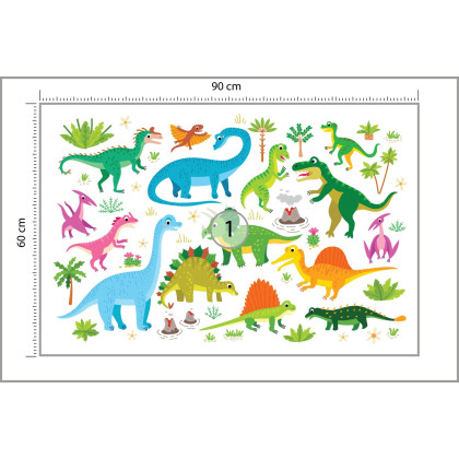 Fototapeta Dinozaury Jak Z Kreskówki