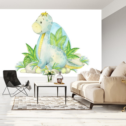 Fototapeta Mały Dinozaur I Natura