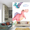 Fototapeta Akwarelowe Dinozaury