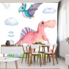 Fototapeta Akwarelowe Dinozaury