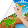 Fototapeta Bajkowe Dinozaury Nad Wodą