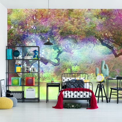 Fototapeta Magiczny Kolorowy Las