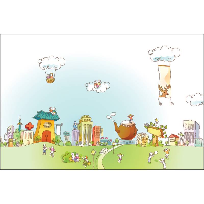 Fototapeta Dla Dzieci - Miasteczko