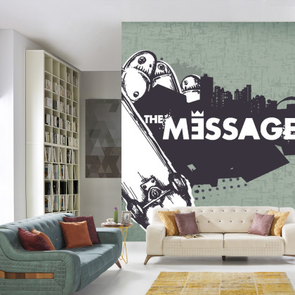 Fototapeta Skateboarding Styl Graffiti Ve90-60