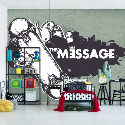 Fototapeta Skateboarding Styl Graffiti Ve90-60