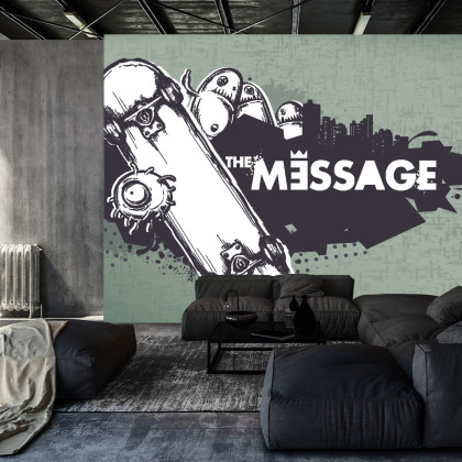 Fototapeta Skateboarding Styl Graffiti Ve90-60